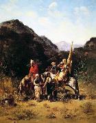 unknow artist Arab or Arabic people and life. Orientalism oil paintings 453 Germany oil painting artist